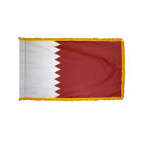 Qatar Flag - Fringe