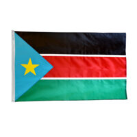 South Sudan Flag - Grommets