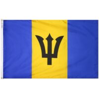 Barbados Flag - Grommets