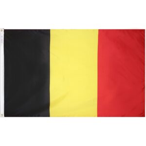 Nylon Belgium Flag Grommets Finish