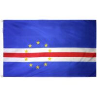 Cabo Verde Flag - Grommets
