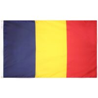 Chad Flag - Grommets