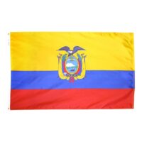 Ecuador Government Flag - Grommets
