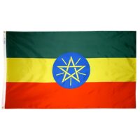 Ethiopia Flag - Grommets