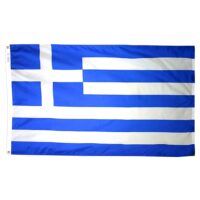 Greece Flag - Grommets