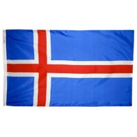 Iceland Flag - Grommets