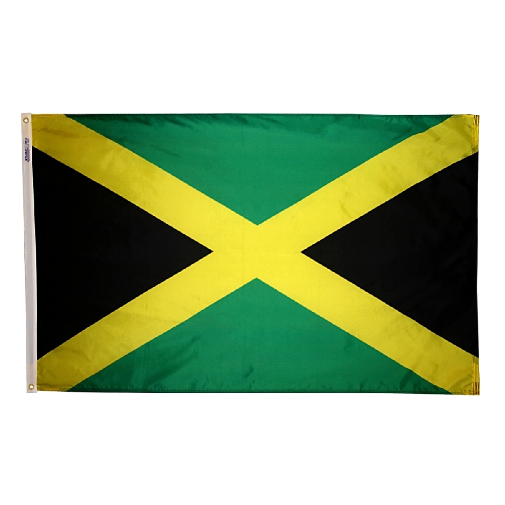 Jamaica Flag - Grommets 2 Nylon Jamaica Flag Grommets