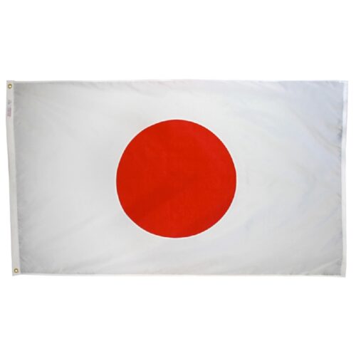 Japan Flag Grommets Finish