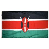 Kenya Flag - Grommets