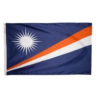 Marshall Islands Flag - Grommets