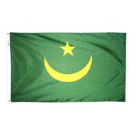Mauritania Flag - Grommets