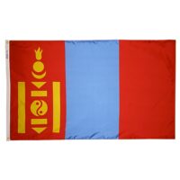 Mongolia Flag - Grommets