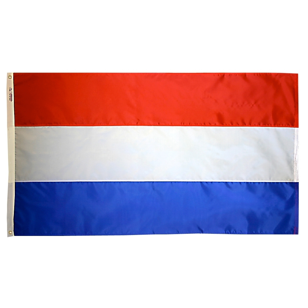 Netherlands Flag - Grommets 2 Nylon Netherlands Flag Grommets Finish