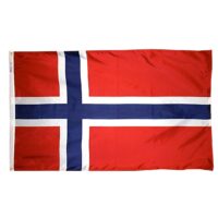 Norway Flag - Grommets