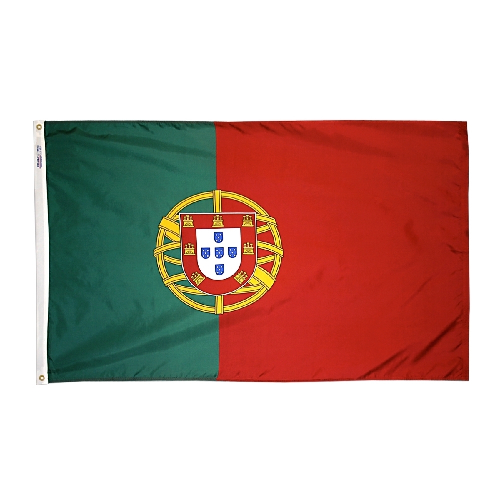 Portugal Flag - Grommets 2 Nylon Portugal Flag Grommets Finish