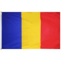 Romania Flag - Grommets