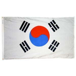 Nylon South Korea Flag Grommets Finish