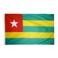Togo Flag - Grommets