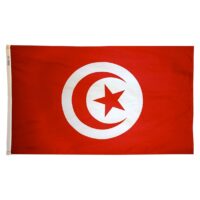 Tunisia Flag - Grommets