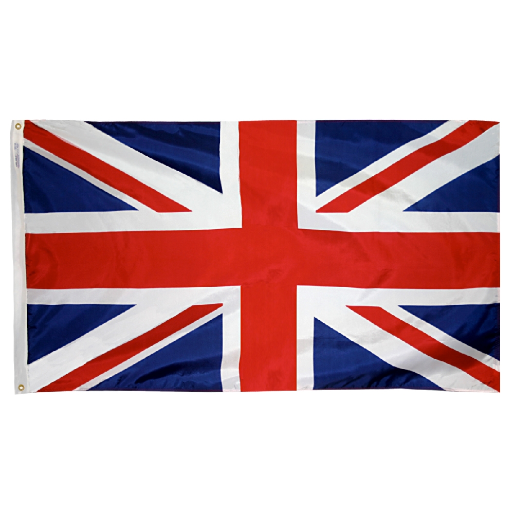 United Kingdom Flag - Grommets 22 Nylon United Kingdom Flag Grommets Finish