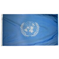 United Nations Flag - Grommets
