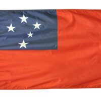 Samoa Flag - Grommets