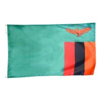 Zambia Flag - Grommets