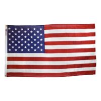 Cotton American Flag - Grommets