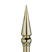 Round Spear - Brass Plated