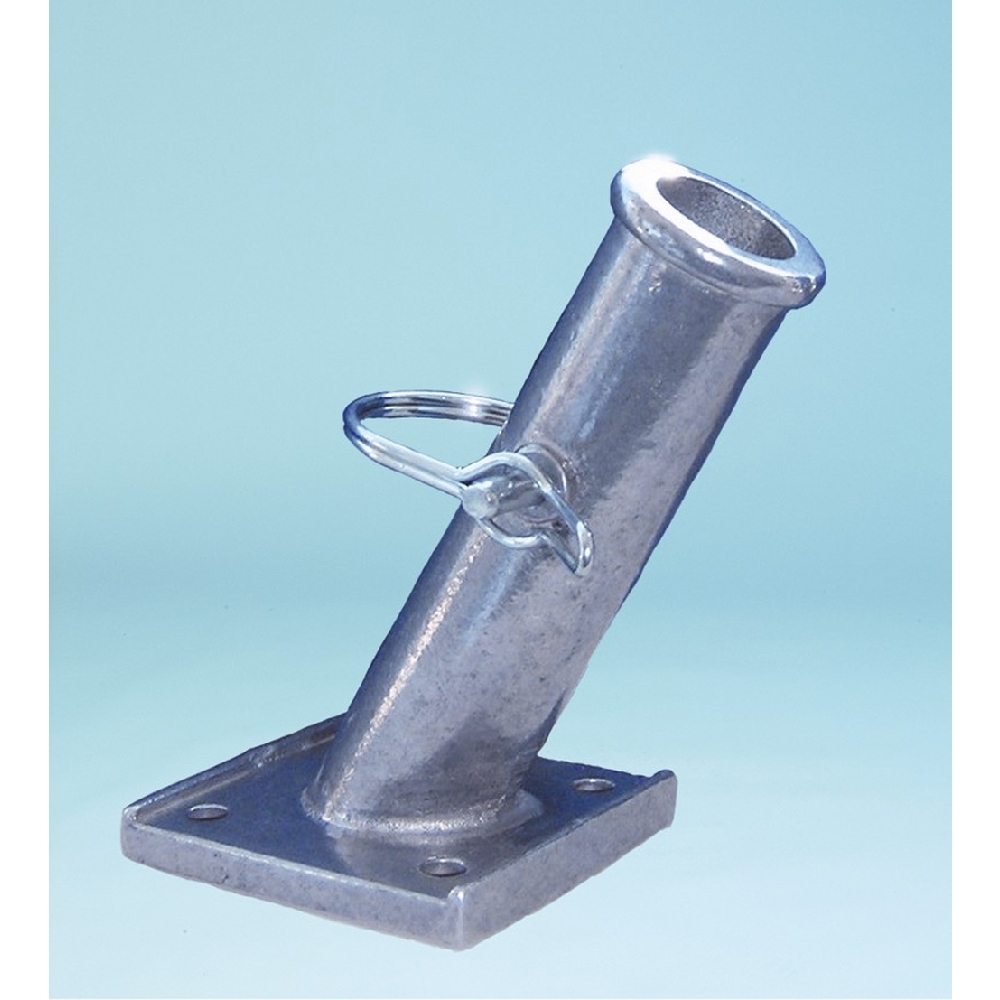 Aluminum Locking Pin Bracket - Silver 2 Aluminum Locking Pin Bracket Silver Finish