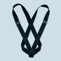 Double Strap Web Belt - Black