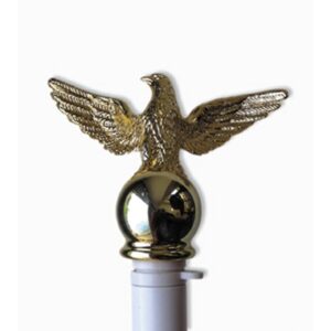 Spinning Pole Eagle Gold Finish
