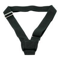 Single Strap Web Belt - Black