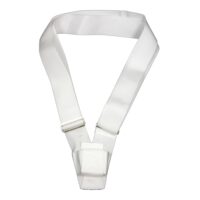 Single Strap Web Belt - White