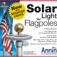 Flagpole Solar Light