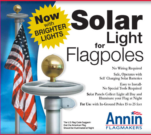 Flagpole Solar Light - large