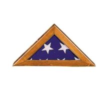 Plexiglass Flag Case - Walnut