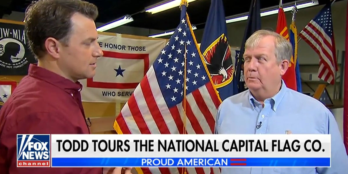 Fox & Friends visits National Capital Flag 3 Fox & Friends visits National Capital Flag