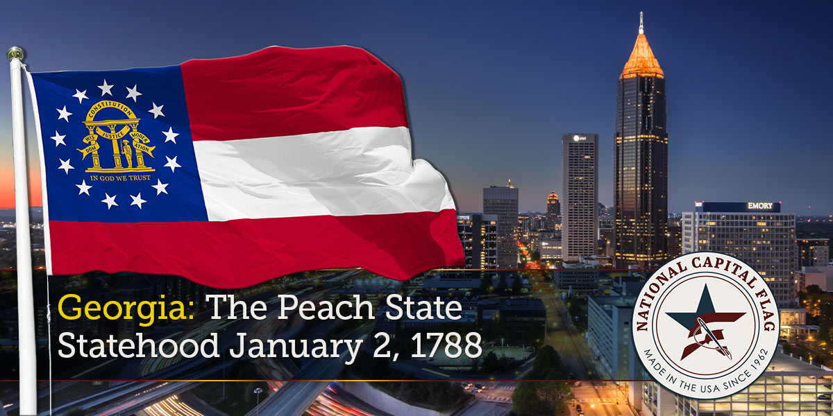 Georgia Statehood 8 Georgia Statehood Flag History