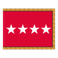 Army 4 Star General Officer Flag - Fringe