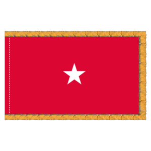Army 1 Star General Officer Flag Fringe Finish