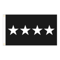 US Space Force 4 Star General Officer Flag - Grommets