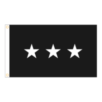US Space Force 3 Star General Officer Flag - Grommets