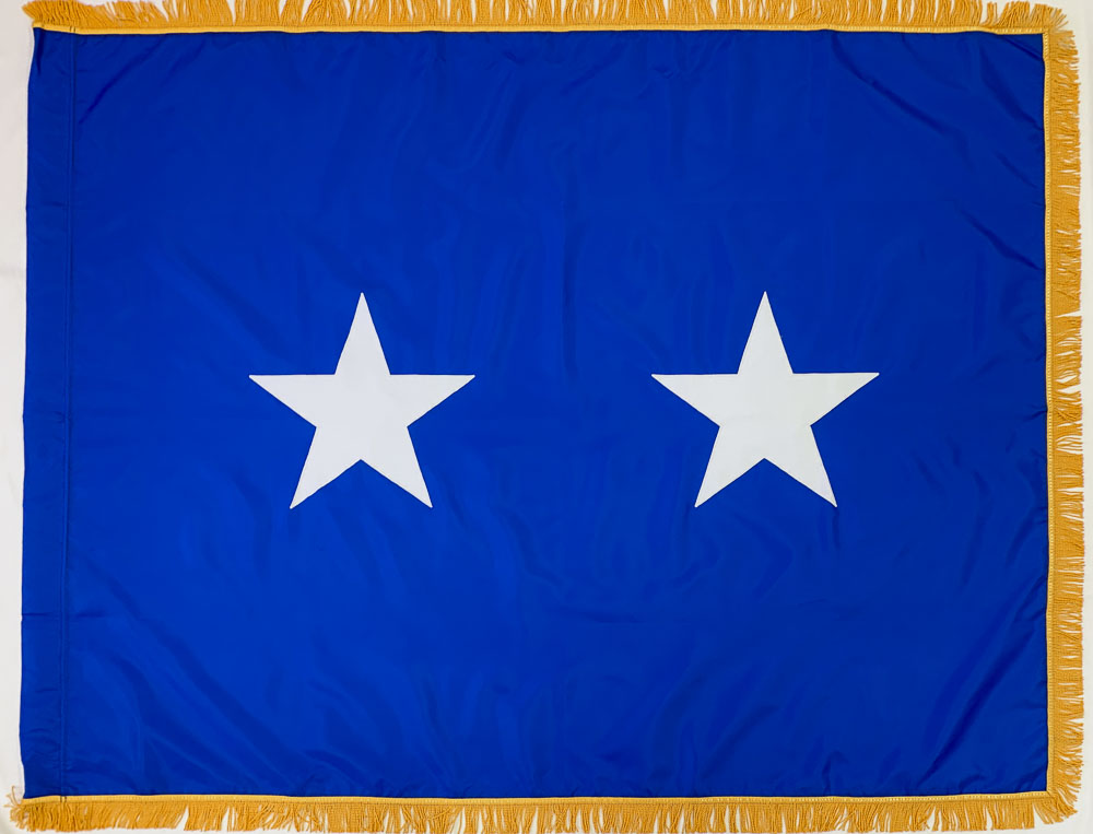 USAF 2 Star General Officer Flag - Fringe 3 USAF 2 Star General Officer Flag - Fringe - Image 2