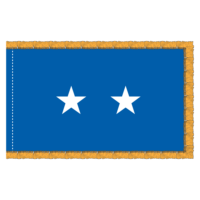 USAF 2 Star General Officer Flag - Fringe