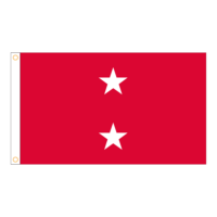 USMC 2 Star General Officer Flag - Grommets