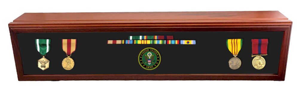 Medal Display Case - Walnut 3 Medal Display Case - Walnut - Image 2