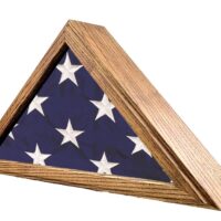 Capitol Flag Case - Vintage Oak