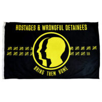 Hostages and Wrongful Detainees Flag - Grommets