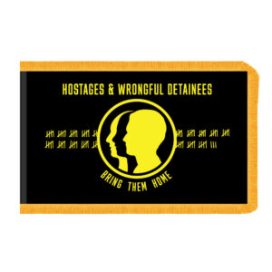 Hostages and Wrongful Detainees Flag Fringe Finish